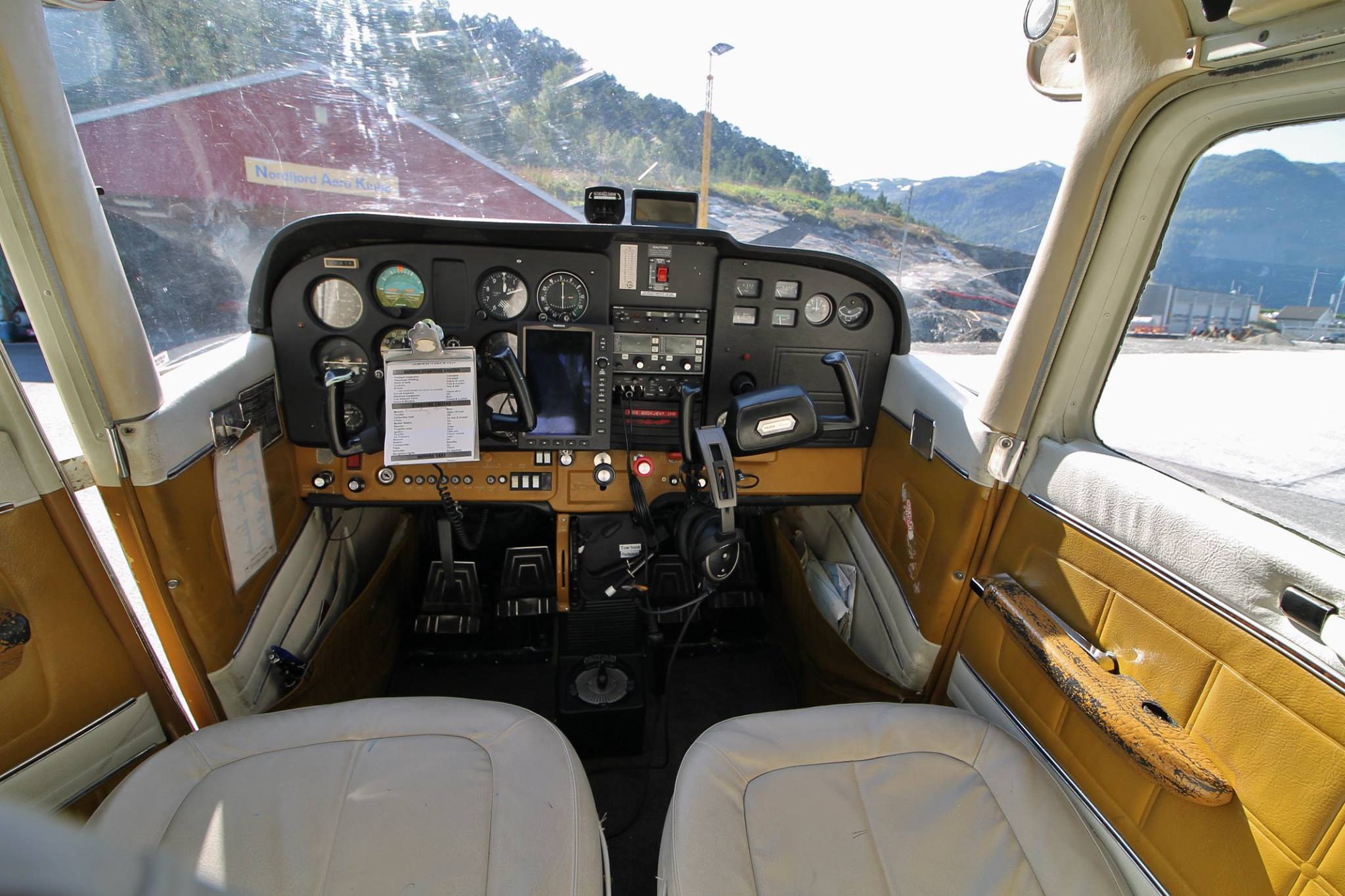 Cessna 172 interiør
